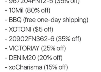 discount codes for fashion