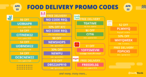 promo codes for food delivery